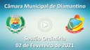 Sessão Ordinária de 02 de Fevereiro de 2021