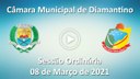 Sessão Ordinária de 08 de Março de 2021